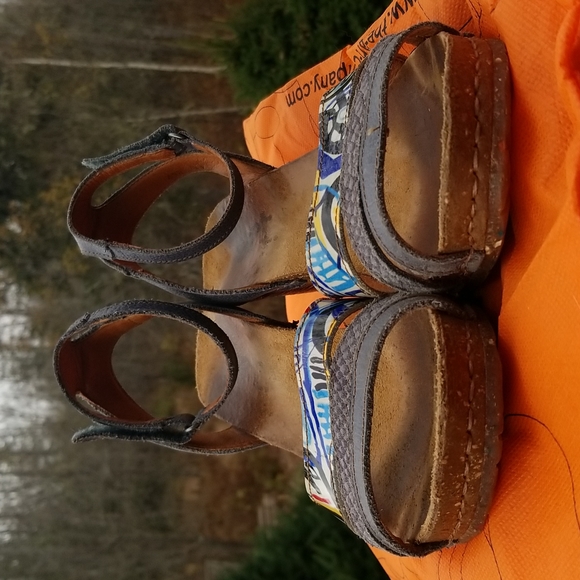 The Art Company Shoes Size 41 Strappy Wedge Heel - Picture 5 of 13